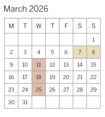 March 2026