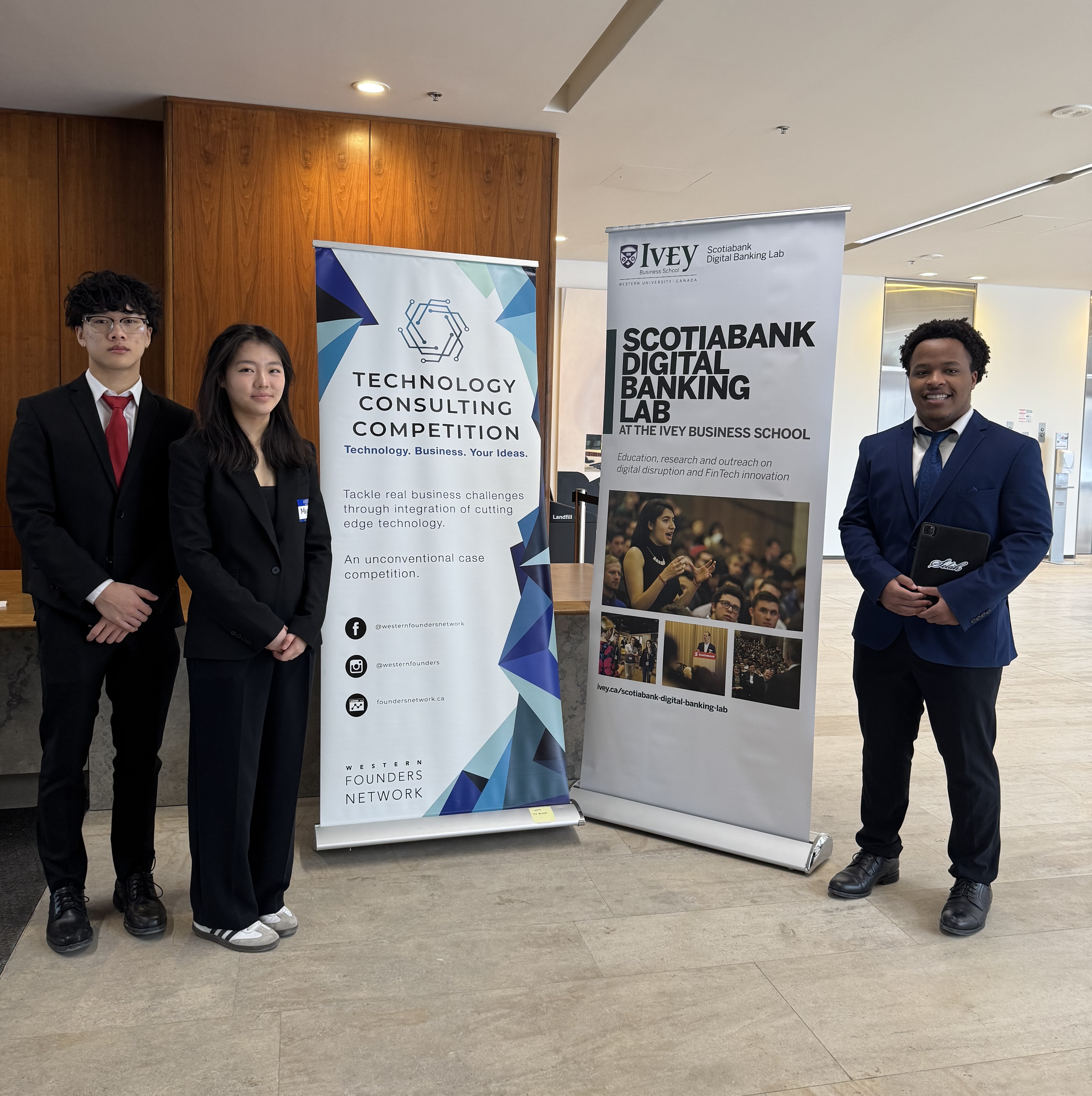 Participating Students at the Technology Case Competition