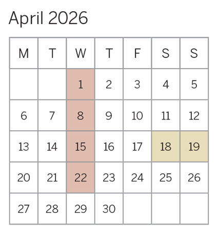 April 2026