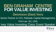 Dennison Veru presentation