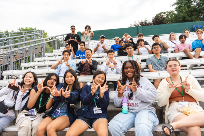 SLP Students at T.D Waterhouse Stadium