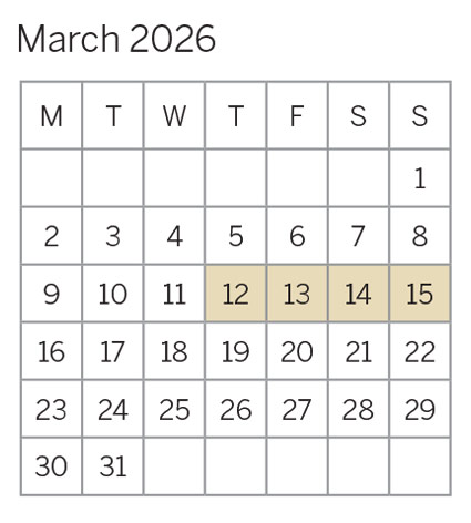 March 2026
